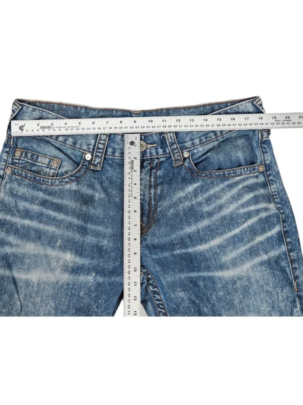 True Religion Mens Skinny Jeans Size 36 Blue Medium Wash Denim